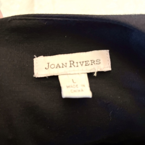 Joan Rivers~Timeless Cap Sleeve Dress-Size Large~Black - Picture 6 of 7